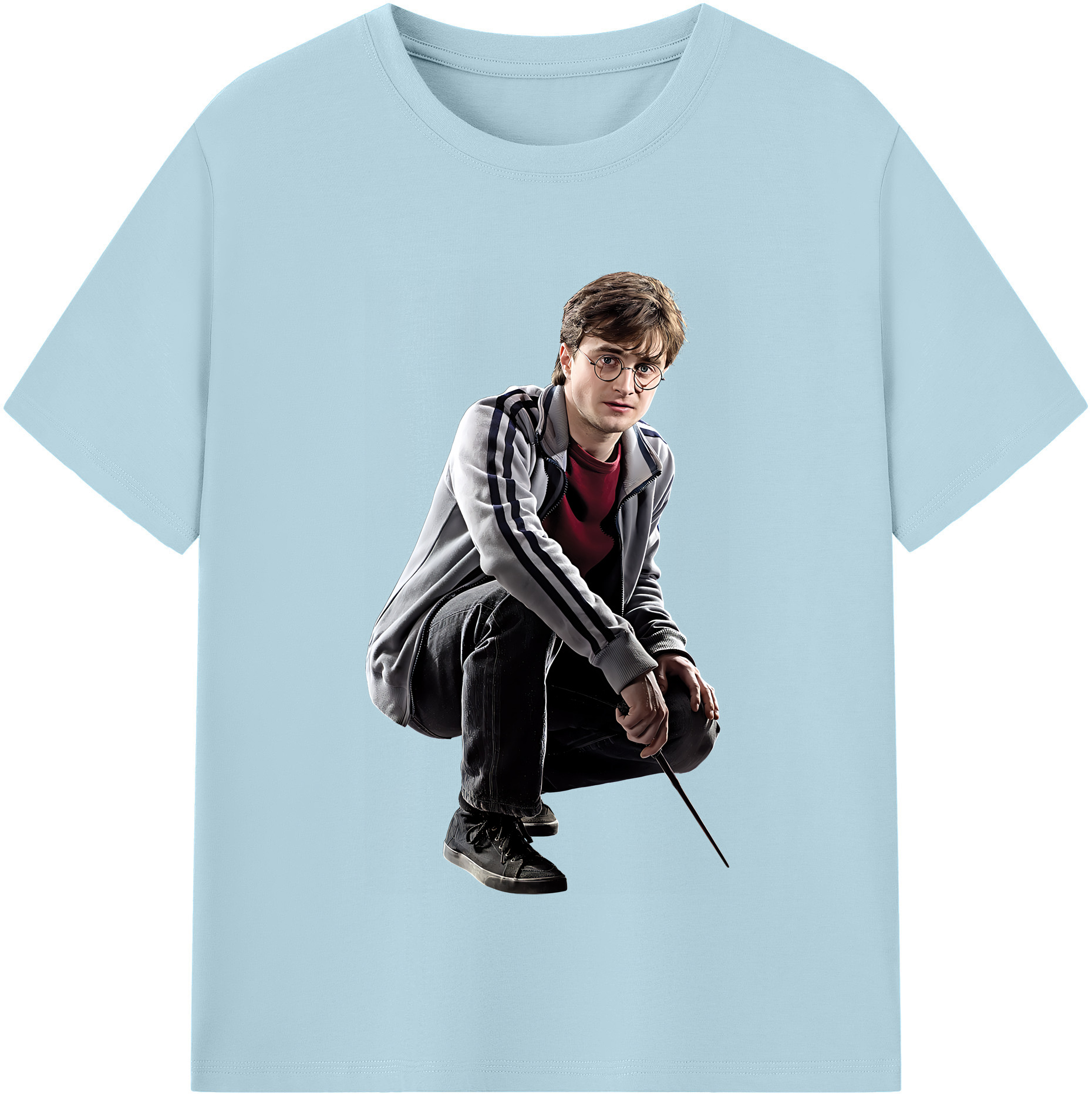（画像用） Harry Potter ハリー・ポッターシリーズ 綿100％半袖Tシャツ（フロントプリント）